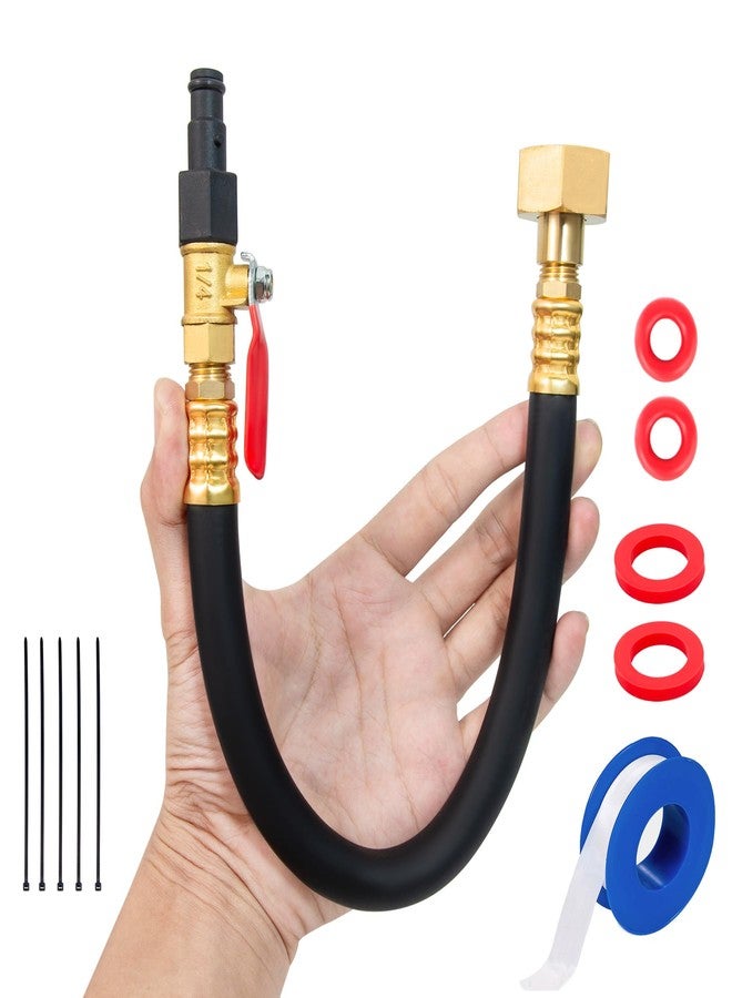 Breezliy Flush Hose Fitting Kit for Yamaha,PWC WaveRunner/Sport Jet Boat Flush Fitting Kit Black Compatiable For Yamaha,LX VX VXR FXHO VX110 VX Deluxe FX Cruiser Jet Ski (Jet Boat Flush Fitting Kit-Black) - Image 1